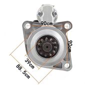 适用玉柴4A起动机马达A8360 3708100起动机马达12V11齿起动机