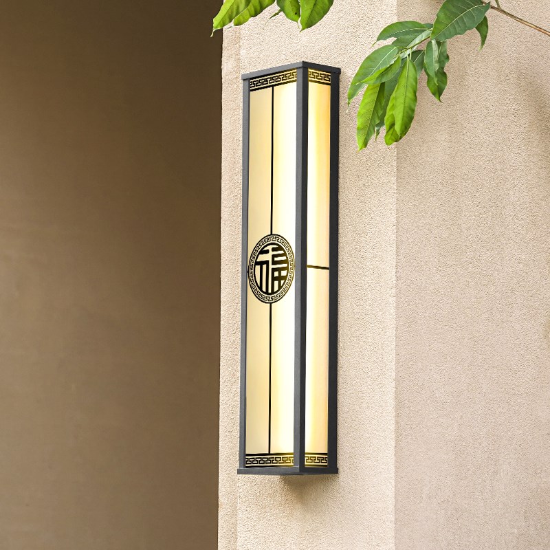 户外壁灯太阳能庭院灯别墅防水室外大门口两O侧外墙露台中式屋簷