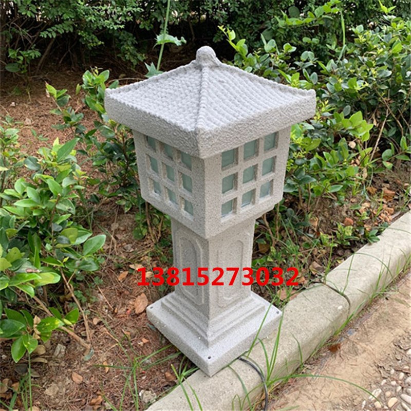 花园别墅仿石户外灯音响草坪灯 庭院灯 K园林音响灯背景音乐喇叭