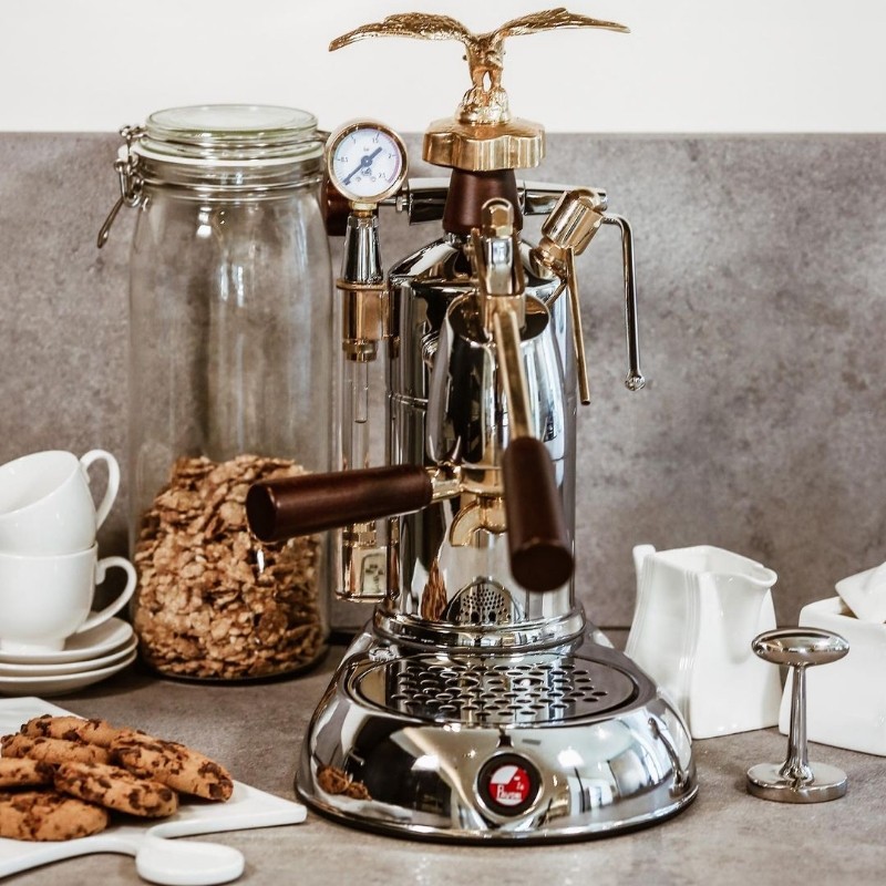 意大利La pavonit咖啡机拉帕瓦尼家用拉杆机压杆意式手动萃取