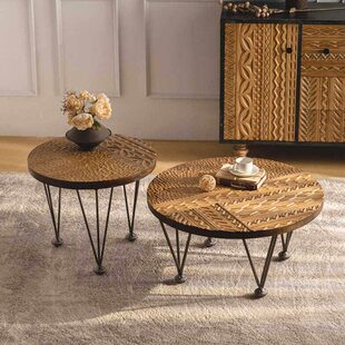 复古做旧实木小圆桌民宿客厅小茶几创意家用阳台咖啡桌洽谈桌摆件