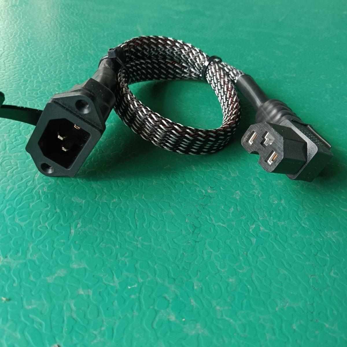 10平方电动二轮车充电接口公母插头座H充电器大功率插头插座延长