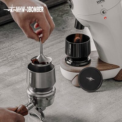 mhw-3bomber轰炸机接粉器 磨豆机接粉杯WBC咖啡落粉器 防洒防静电
