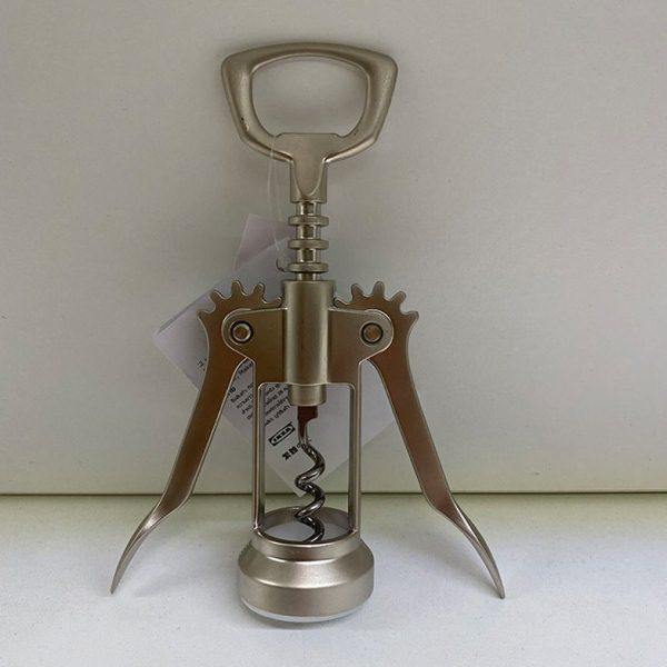 宜艾迪利斯开塞钻家用银色金属啤酒起子红酒开瓶器启瓶器不锈钢,餐饮具,开瓶器,淘宝优惠券,粉丝福利购,淘宝优惠卷