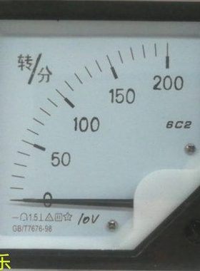 6C2转分表6C2-200转/分 DC10V 0-200  300 500 600