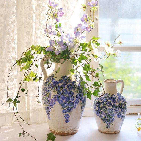 青花瓷花复古陶瓷花做旧冰裂纹花水培花器家居装饰网红摆件,家居饰品,花瓶,淘宝优惠券,粉丝福利购,淘宝优惠卷