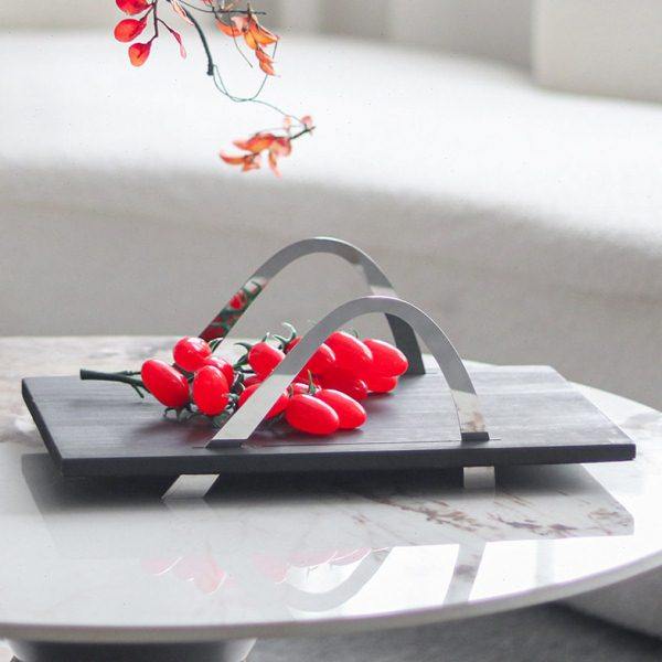 现手提金属拱桥托盘摆件家居客厅实木收纳盘提盒样板房软装饰品,饰品/流行首饰/时尚饰品新,摆件,淘宝优惠券,粉丝福利购,淘宝优惠卷