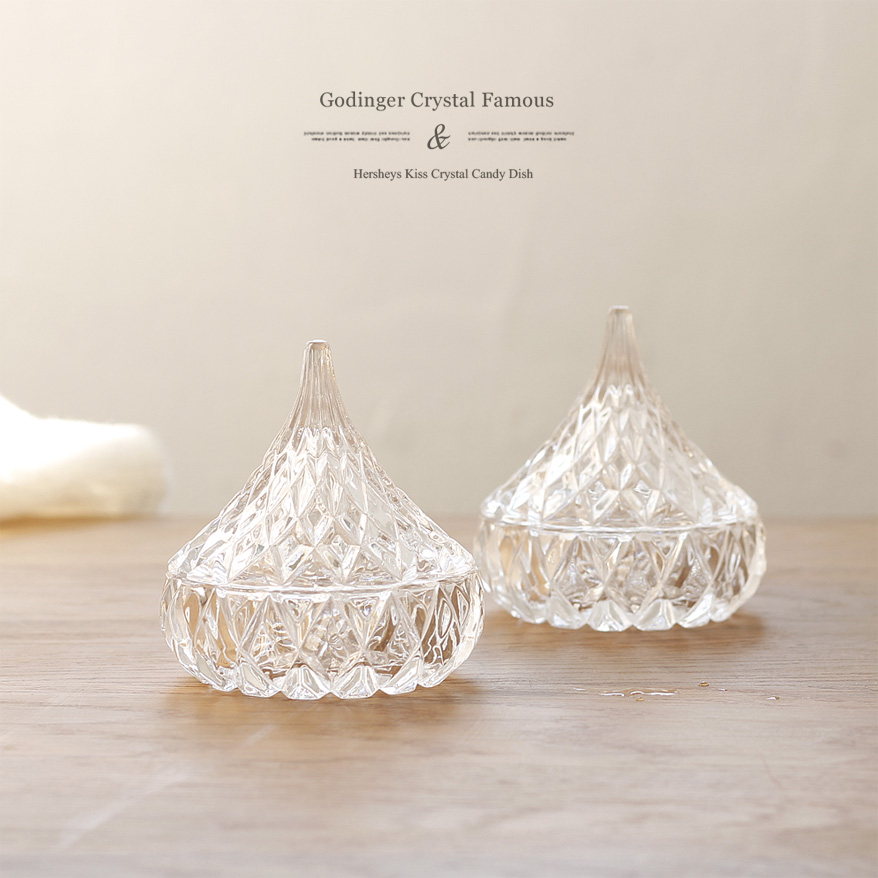 出口水晶钻石玻璃首饰收纳戒指盒小号玻璃糖罐摆件X装饰品包装盒