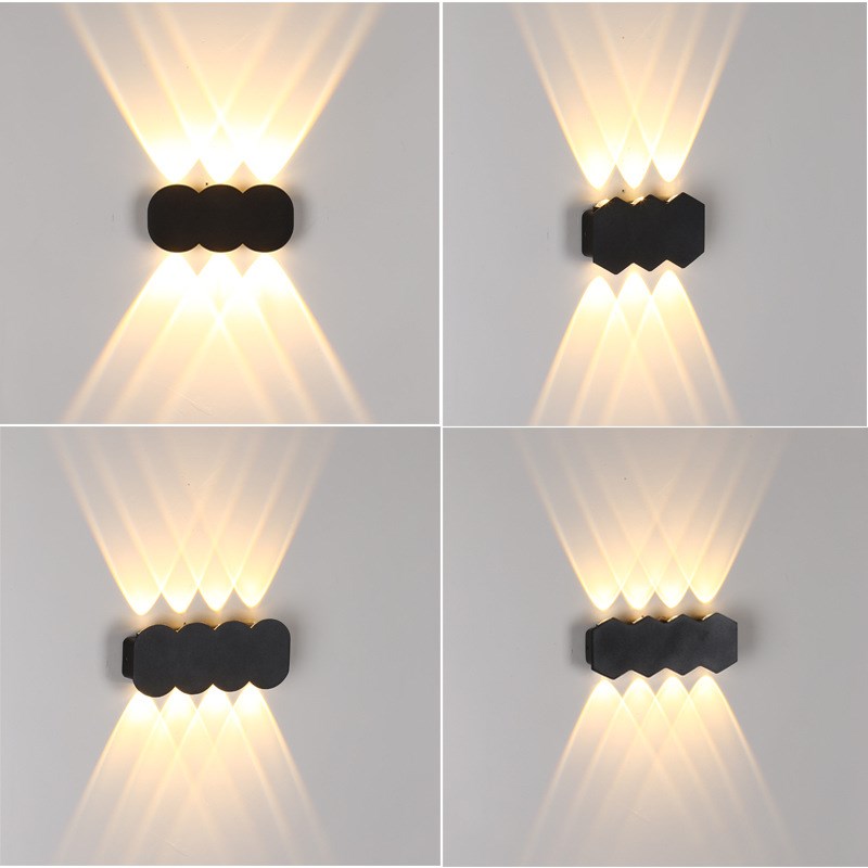 防水壁灯楼梯g阳台过道床头楼梯门口上下发光KTV彩色外墙装饰壁灯
