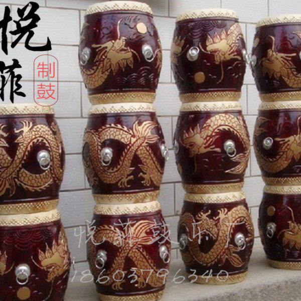 6.5寸/16寸/18寸/20寸浮雕龙鼓 战鼓 牛皮鼓 大鼓 工艺鼓 民族鼓