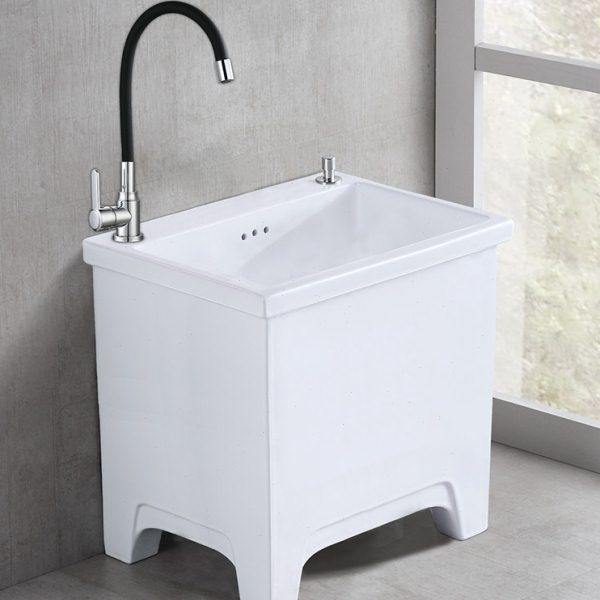 海嘉华加高脚洗拖把池地盆家用阳台拖布池防溅水墩布池户外地拖池,家装主材,拖把池,淘宝优惠券,粉丝福利购,淘宝优惠卷