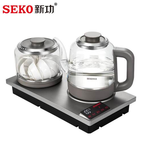 新功全自动底部上水电热水壶保温泡茶烧水壶一体嵌入式电茶炉W56