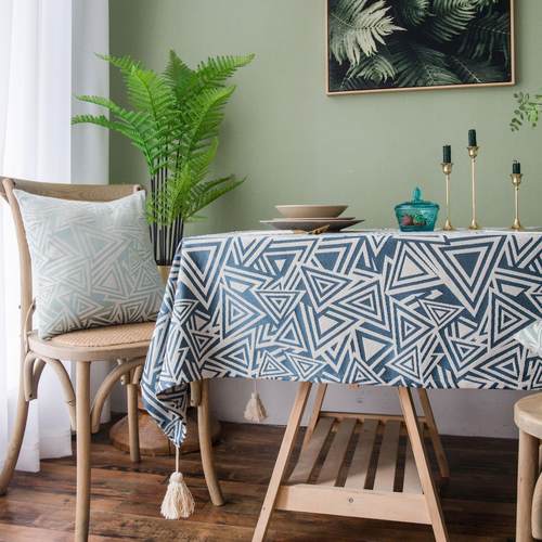 日式桌布茶桌防水茶几客厅中式仿棉麻加厚简约餐桌布桌垫桌旗