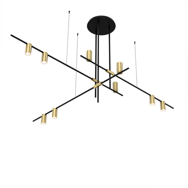 北欧风格现代极简创意金属灯具简约吧台客厅餐厅卧室吊灯手电筒