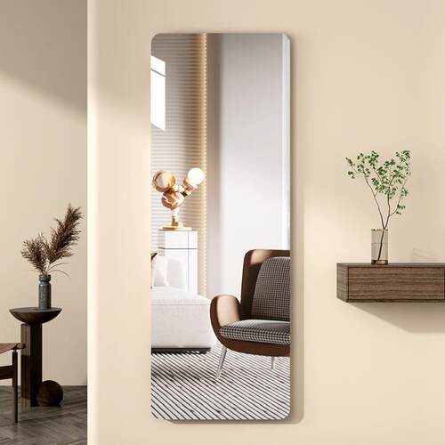 全身镜贴墙自粘穿衣镜家用壁挂式防爆宿舍试衣镜卧室衣柜镜大镜子