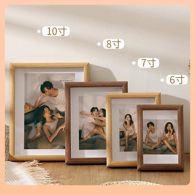 ⇖相框空框中空洗照片做成立体摆件打印加冲印实木质画框定
