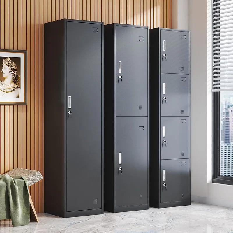 单门更衣柜铁皮柜宿舍员工储物柜钢制柜更衣箱简易单人办公室衣柜