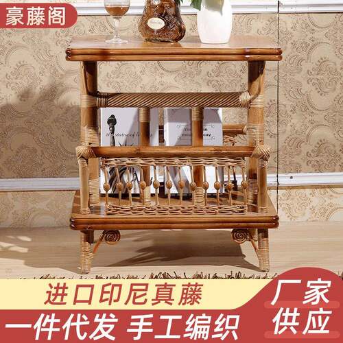厂家民宿 酒店 商用 中式复古实木卧室家具实木收纳杂志茶几