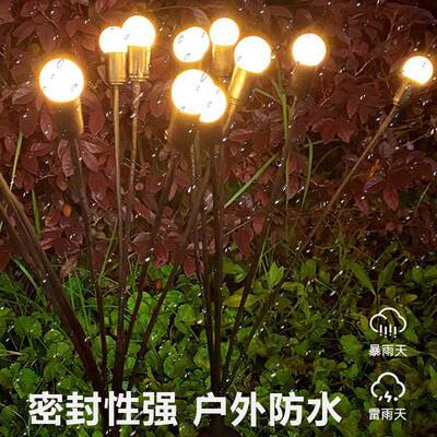2024网红款萤火虫灯串户外防水工程款接电景观亮化罗移行藏蛰者