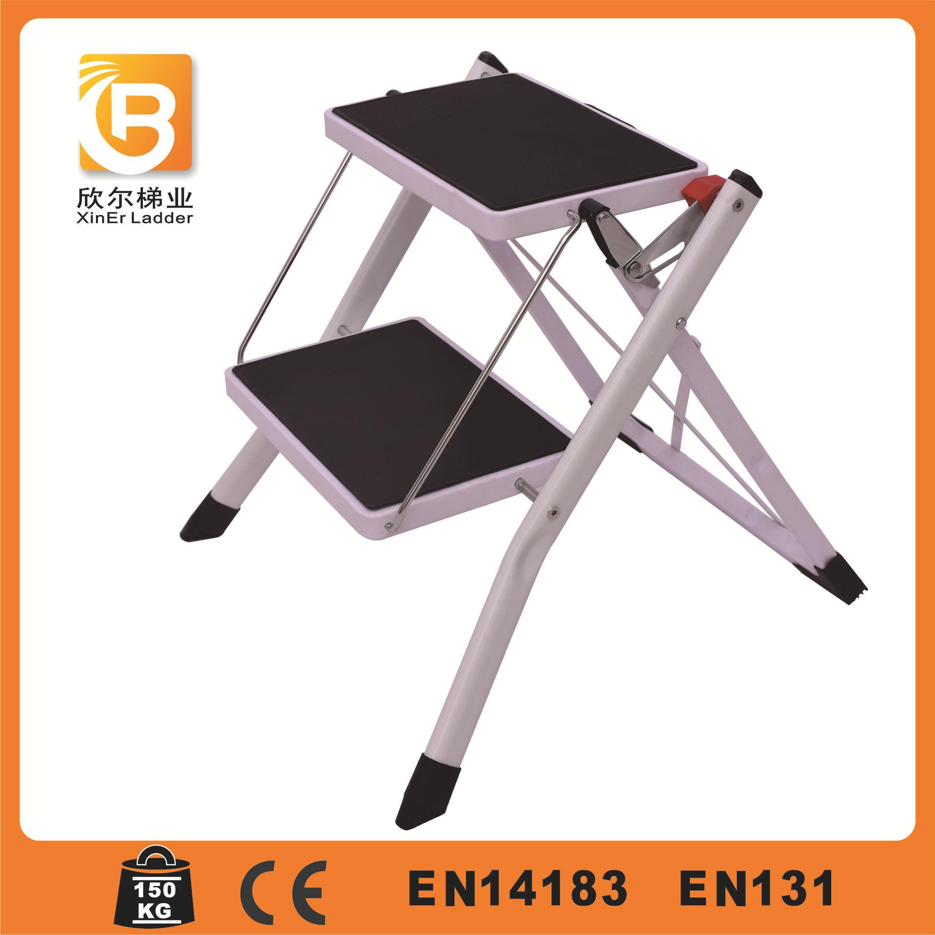 折叠梯凳家用两步小梯子防滑厨房台阶汽车钓鱼儿童一步二步脚踏凳