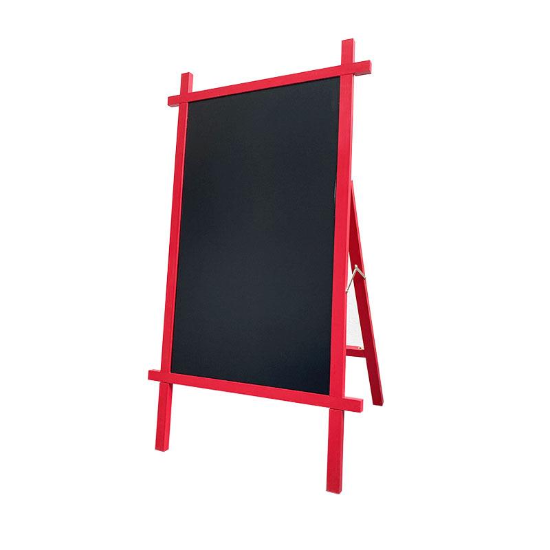 创意井字造型红色支架黑板餐厅咖啡饭馆站立式广告宣传板展示牌