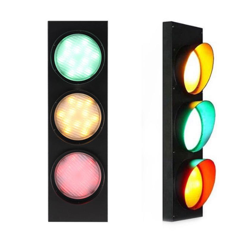 复古壁灯工业风红绿壁挂灯餐厅酒吧休闲场所墙灯创意过道楼梯灯具