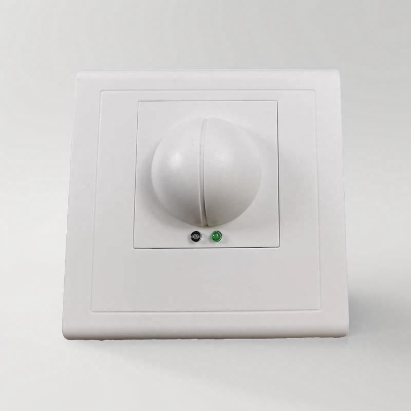 110V86大功率人体微波感应面板220V车库楼梯led灯带雷达开关常开