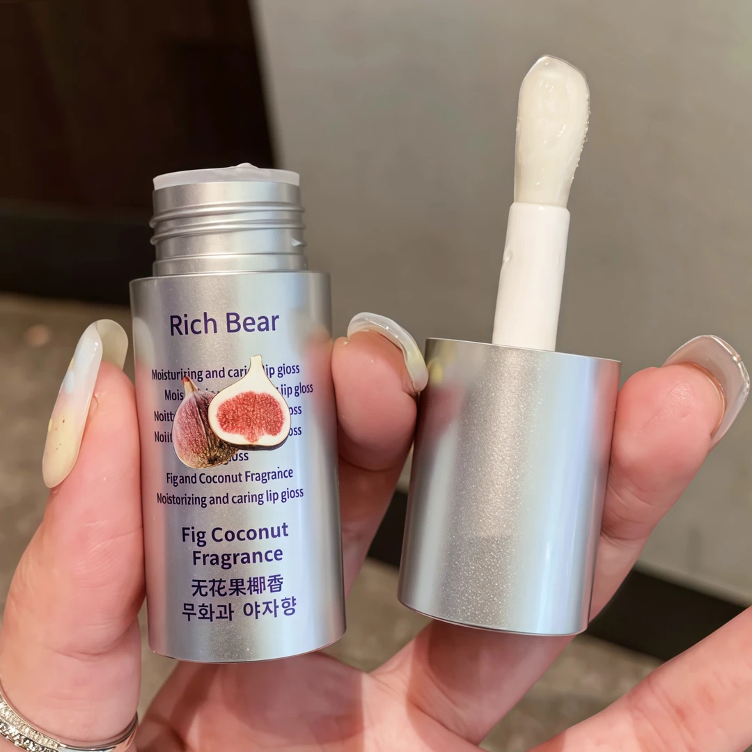 RICHBEAR香草椰子维生素E唇部美容液润唇膏无花果香滋润呵护唇蜜