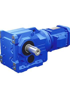 卧式圆柱齿轮减速机 K97-Y5.5-4P-31.38-M1-A-180°减速器