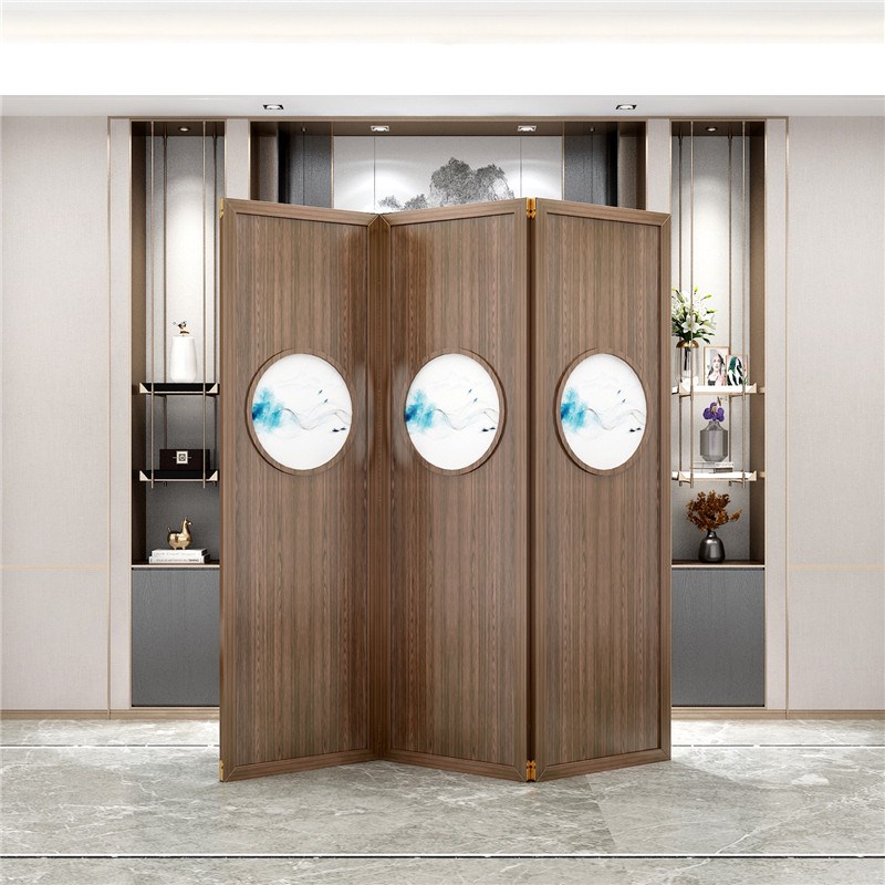 屏风隔断客厅折叠卧室现代v简约玄关办公室挡板新中式轻奢创意移