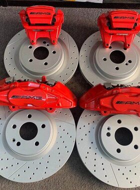 a45 amg4活塞刹车卡钳改装升级cla gla a200 原装位升级