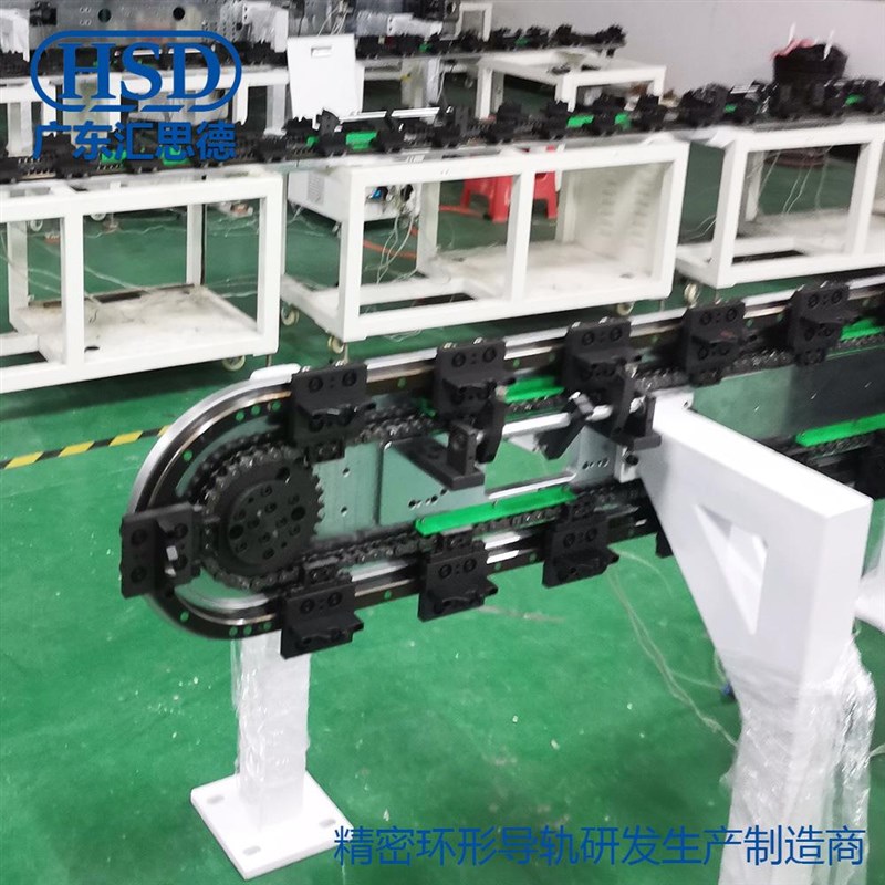 立式环形导轨输送l线 垂直环轨自动化焊接循环装配生产流水线厂家