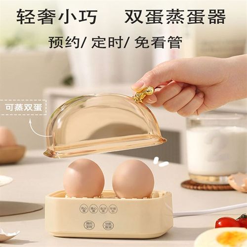 迷你煮蛋蒸蛋器自动断电家用小型煮鸡G蛋神器温泉蛋宿舍一人早餐