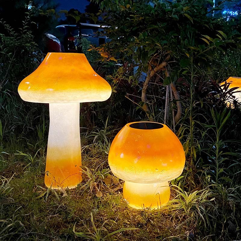 太阳能发光蘑菇灯户外防水景观A装饰别墅花园草坪庭院灯亮化小品