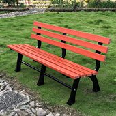 公园椅户外长椅长凳子庭院园林椅凳铁艺长条排椅座椅防腐实木长椅