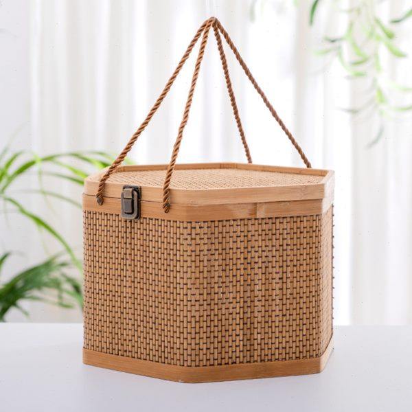 竹篮竹筐竹编礼盒包装粽子鸡蛋大闸蟹腊肉香肠手提篮高档酒店送礼,包装,竹包装盒,淘宝优惠券,粉丝福利购,淘宝优惠卷