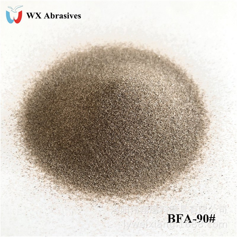 棕刚玉倾倒炉纯对辊F90棕刚玉粒度砂 低尘低耗喷砂抛光9Z0目棕刚