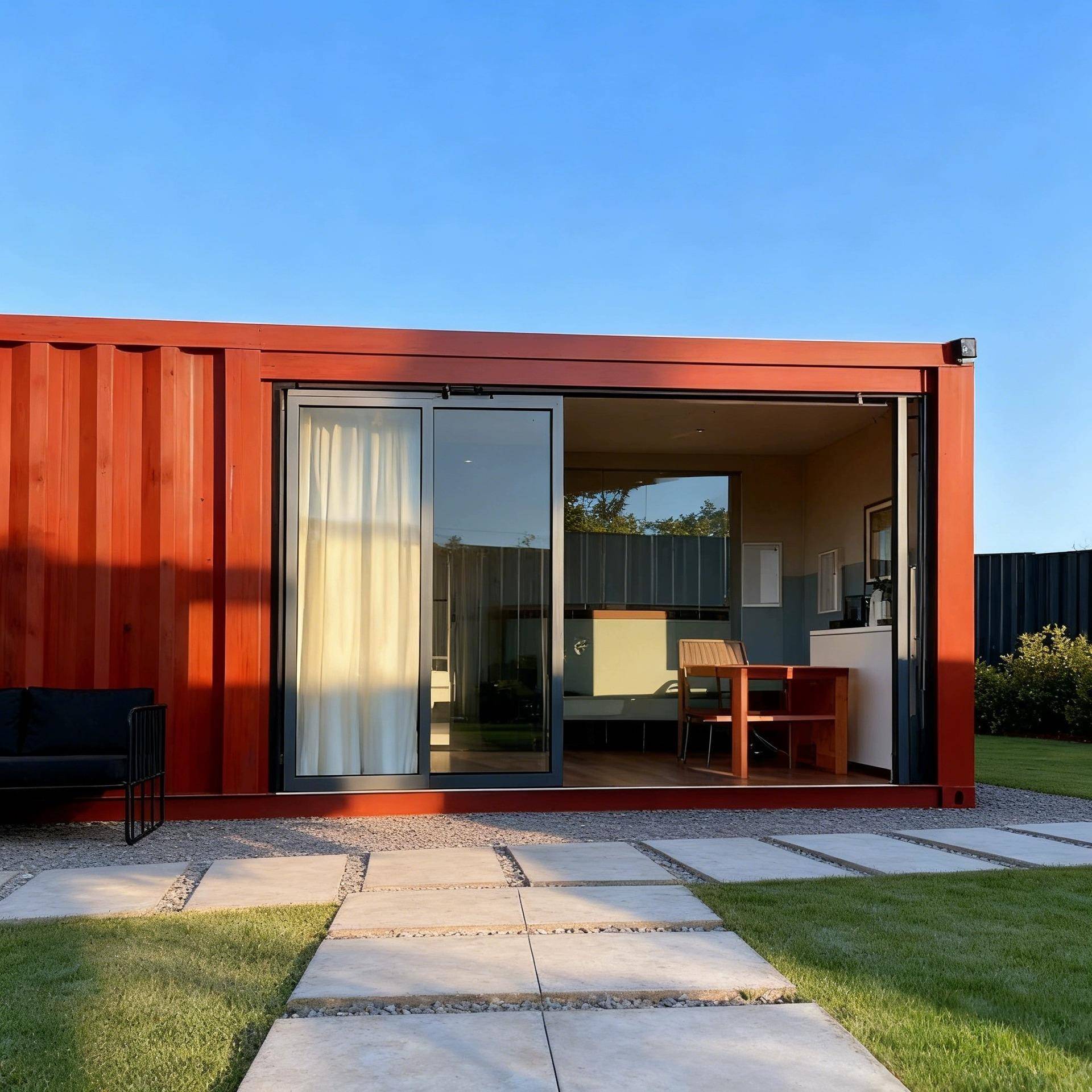 庭院集装箱工作室可移动多功能办公阳光房茶室模块化建筑办公房