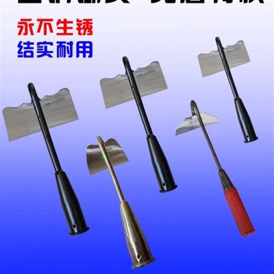户外加厚大花小号除草锄家用工具全种农I民白土草开荒地钢锄头菜