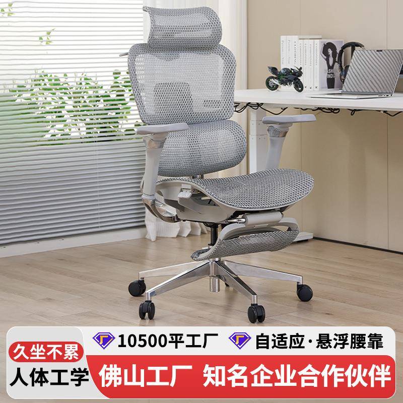 人体工学椅护腰老板椅家用可躺可调节电脑椅久坐舒适不累办公椅