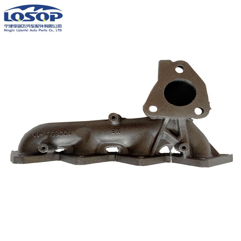 厂家供应排气管 适用众泰T300 T500 T600 1.5T排气支管歧管精品