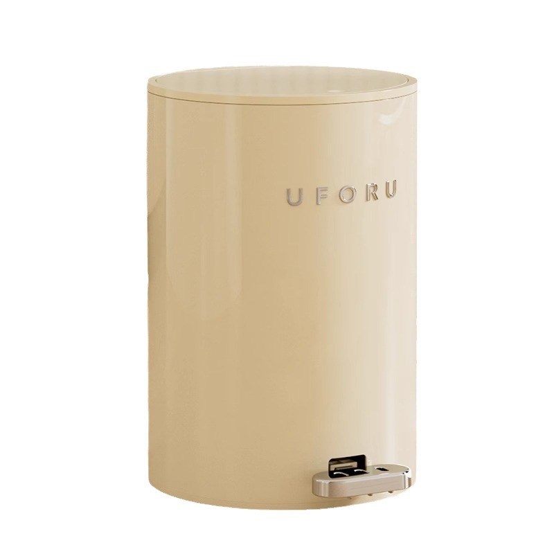 家用客厅卧室简约圾桶带盖按压脚踏式双开纸篓卫生间密封防臭纸篓