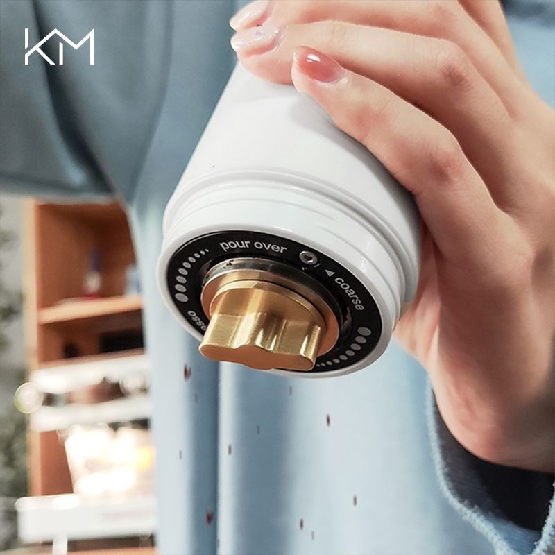 手摇咖啡磨豆机 420不锈钢磨芯咖啡豆研磨器便携式研磨机家用