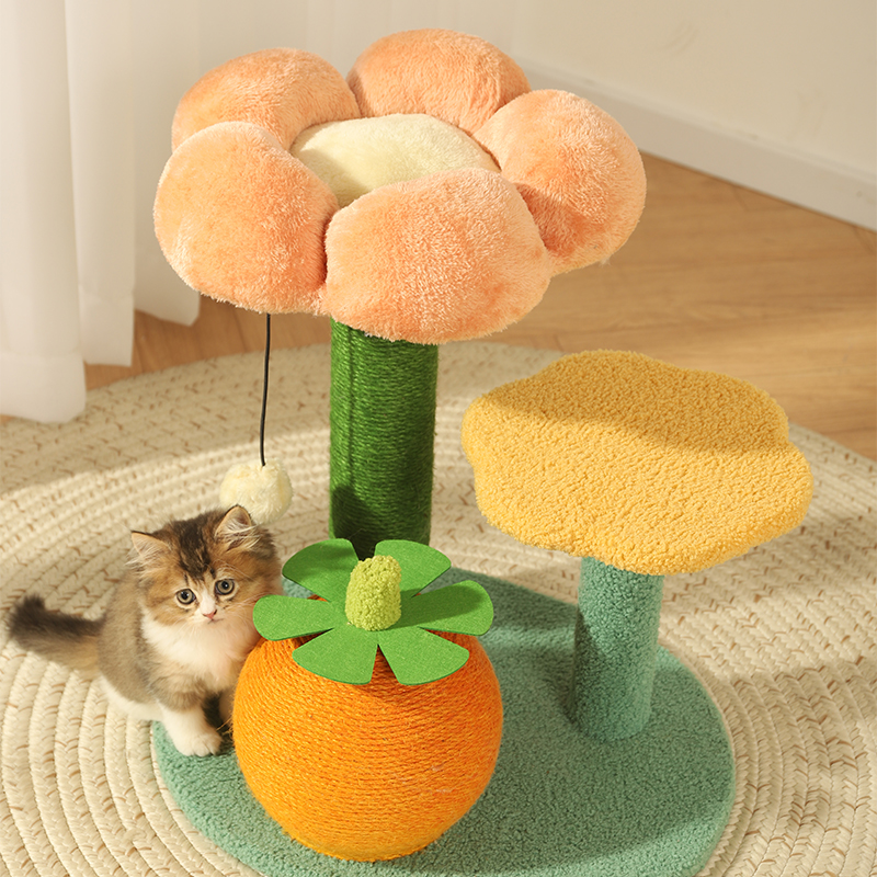 宠物猫爬架猫窝猫树一体猫咪架子猫抓柱猫架小型猫玩具剑麻猫抓板