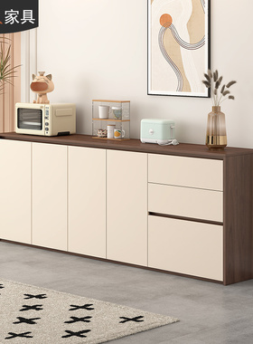 餐边柜现代简约厨房橱柜置物收纳柜客厅酒柜茶水柜靠墙碗柜7G241