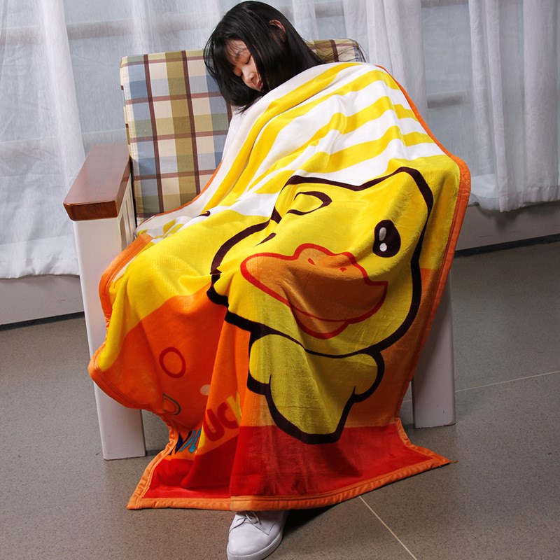 冬季加厚卡通动漫法兰绒毛毯保暖午睡盖毯毯子办公室毯子定制