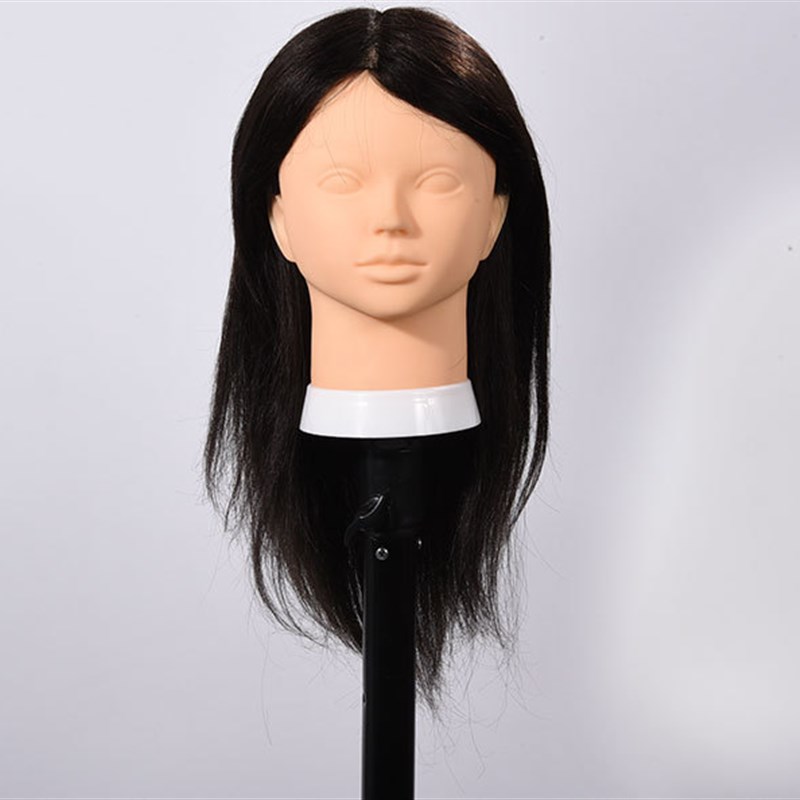 美发店学徒专用练习剪发真发模特头假发头模假人头公仔发模模型头