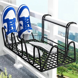 窗沿挂钩小户型阳台花架窗台外伸置物架阳台防护栏晾衣神器晒鞋器