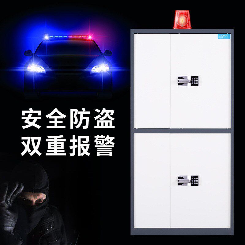 专业定制电子保密柜指纹密码文件柜办公档案资料柜国保锁铁皮矮柜