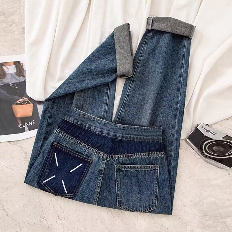 孕妇牛仔裤女春秋新款个性显瘦宽松大码哈伦裤秋冬加绒直筒老爹裤,孕妇装/孕产妇用品/营养,孕妇打底裤,淘宝优惠券,粉丝福利购,淘宝优惠卷